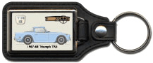 Triumph TR5 1967-68 (Hard Top) Keyring 2
